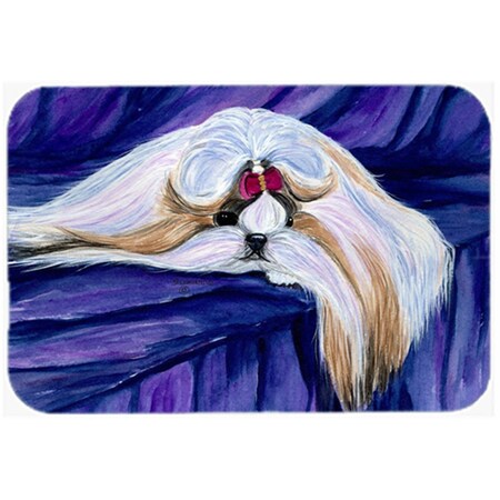 Carolines Treasures 12 x 15 in. Shih Tzu Glass Cutting Board- Large SS8605LCB