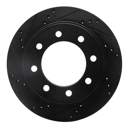 Dynamic Friction Co DFC Brake Rotor - Drilled and Slotted - Black 633-40103L