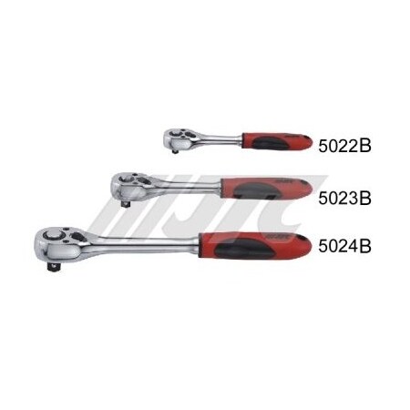 Jtc Auto Tools 72T High Torque Ratchet Wrench, Soft Grip, 3/8 in x 200mm 5023B