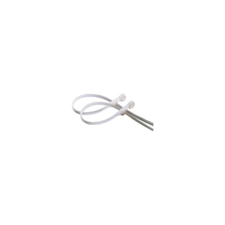 Gb 8 in Blk Nylon Cable Ties W/ Screw Mount Black, 100PK 48-308UVB