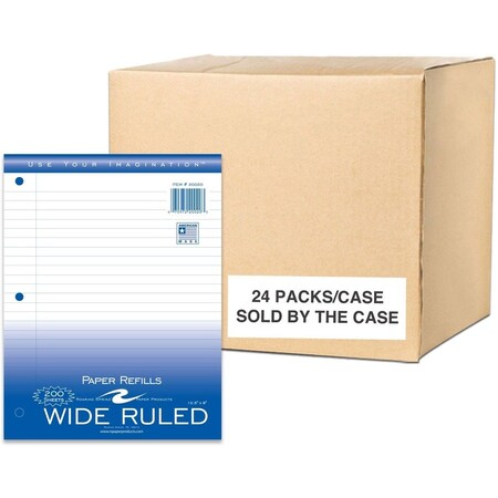 Roaring Spring Filler Paper Wide, 10.5x8,200 Sheet, PK24 20020cs