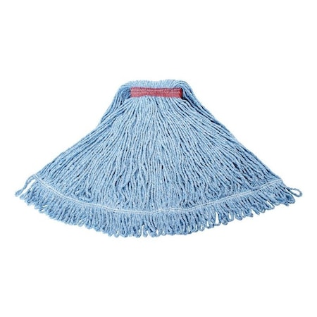 Rubbermaid Mop Head Refill, No 24 Headband, Cotton, Blue 1974343