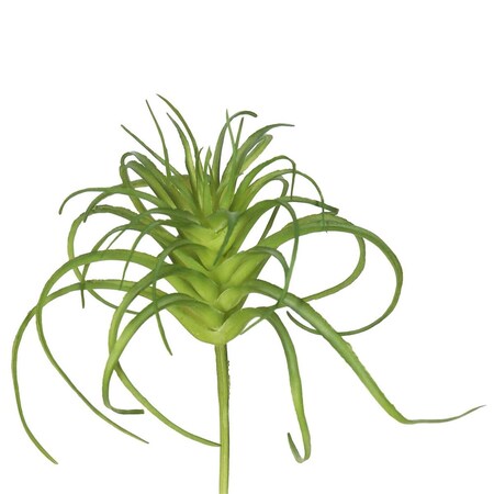 Vickerman Plastic Grass-Frosted Green Greenery Stem, 6PK FA171701