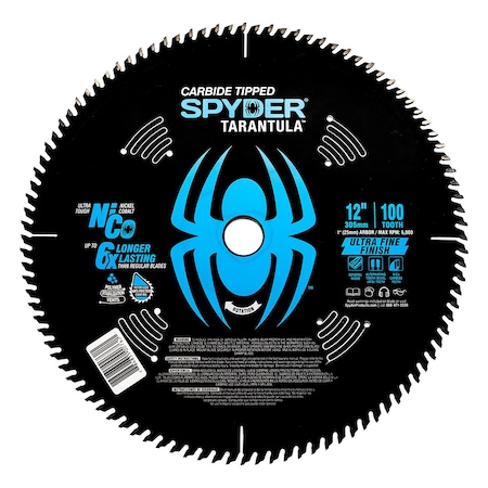 Spyder 12in 100T Ultra Fine Finish Blade - Ring Pack 13027