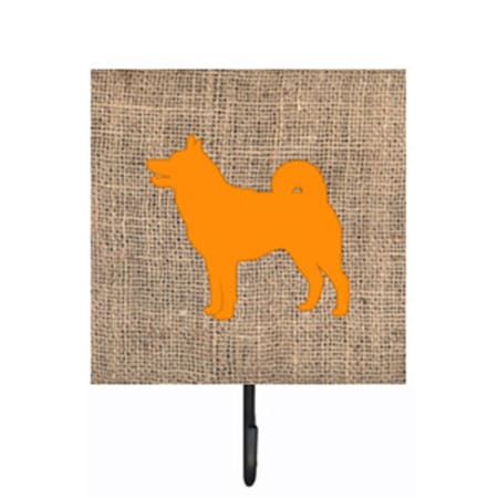 Carolines Treasures Shiba Inu Burlap And Orange Leash Or Key Holder BB1067-BL-OR-SH4