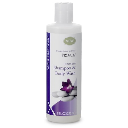 Provon Ultimate Shampoo & Body Wash, 8oz Bottle, Herbal, PK48 4227-48