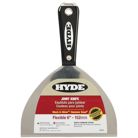Hyde Black & Silver 6'' High-Carbon Steel Joint Knife 2870