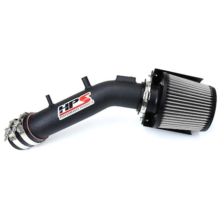 Hps Performance Air Intake Kit with Heat Shield, Black,  827-173WB