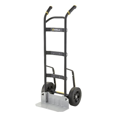 Gorilla Handtruck, 52in, 20in, Black, Steel, 1,000lb GHH-10