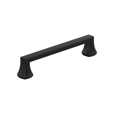 Amerock Hybridize 5-1/16 inch (128mm) Center-to-Center Matte Black Cabinet Pull, 25PK 25VMP37062MB
