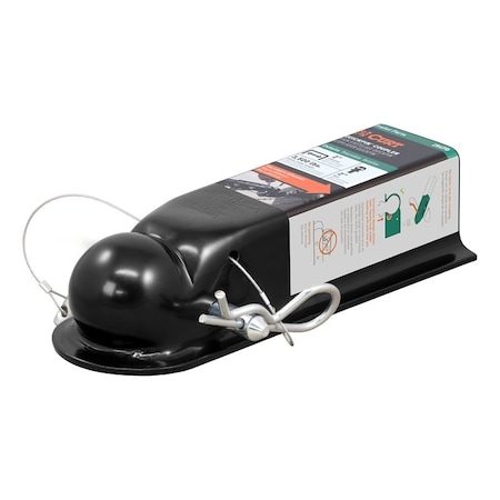 Curt QuickPin Series No-Latch Trailer Coupler, 3500 lb, 2 in Ball, Powder-Coated, 1 PK 25470