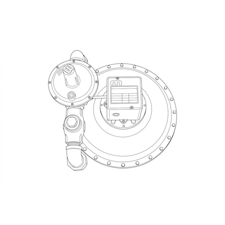 Maxitrol 4" MOD/REG VALVE, NEG PRESS MR212J-3232
