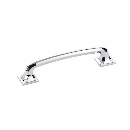 Schaub 5in Center to Center Northport Square Cabinet Pull Polished Chrome Finish 216-26