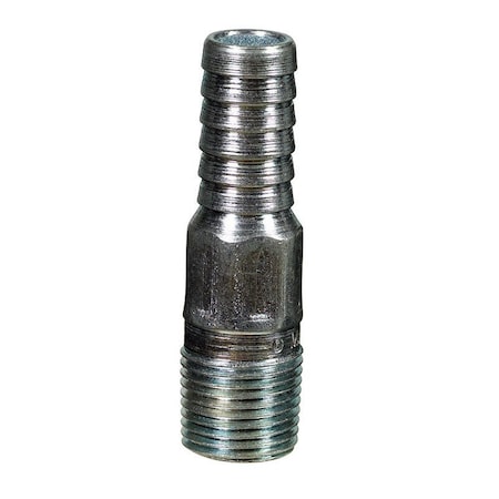 Stz Industries 1/2 in. Barb X 1/2 in. D MPT Galvanized Adapter FIMMA-12