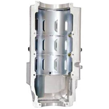 Superjock Oil Pan Big Block Chevrolet Aluminum Div Tray, Natural SU2465381