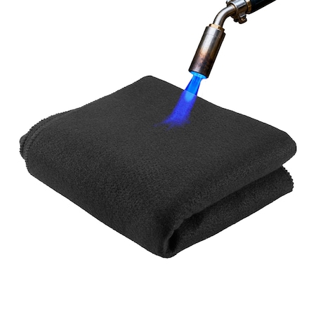 Vevor Carbon Felt Welding Blanket 40 in x 40 in Flame Retardant Welding Mat 1800 deg F XU-171
