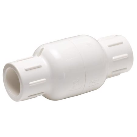 Homewerks 3/4 in. D X 3/4 in. D Solvent PVC Spring Loaded Check Valve VCKP40E4B