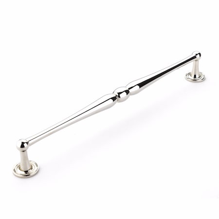 Schaub 15in Center to Center Atherton Knurled Appliance Pull Polished Nickel Finish 578-PN