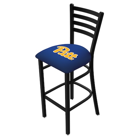 Holland Bar Stool Co 25" Chrome Penn State Swivel Bar Stool, Accent Ring L00425Pittsb