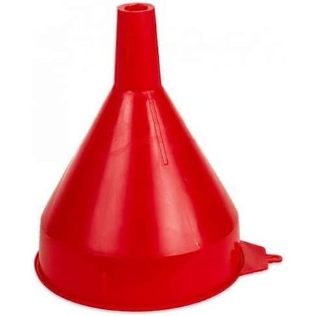 Funnel King Red Polyethylene Funnel, 1 pint 32090