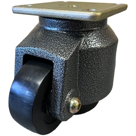 Hyw Products F-Type Leveling Casters Nylon Wheels 100F Top Plate With Bolt & Nut Included KC100F