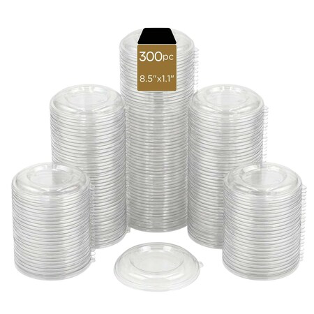 Eco Harmony Products Lid, PET, for Bagasse Bowls, 8.5", 300PK 804577
