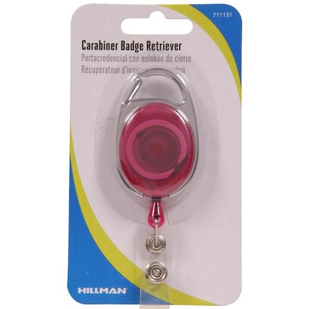 Hillman Steel Assorted Carabiner Badge Retriever 711131