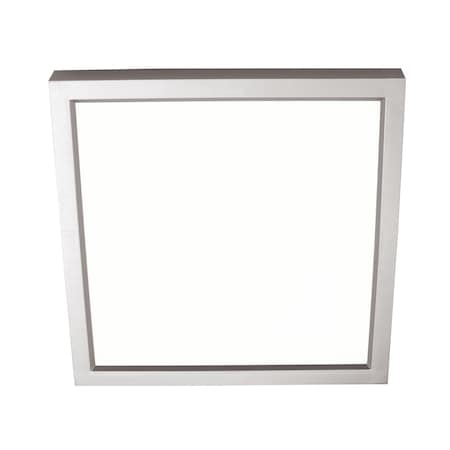 Afx Edge LED Square 4in. Flush Mount , Satin Nickel EGSF04LAJD1SN