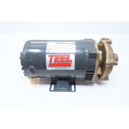 Teel BRONZE CENTRIFUGAL PUMP 1IN X 3/4IN 3/4HP 115/230V-AC 1P789