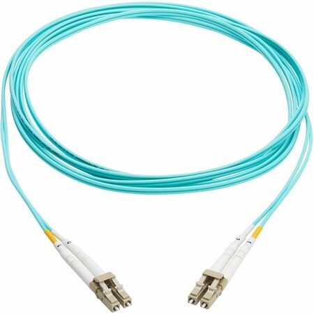 Eaton Tripp Lite Series 10Gb Duplex Multimode 50/125 OM3 OFNP Fiber Patch Cable LC/LC - Aqua, 3 m N820-03M-TAA