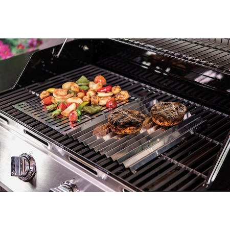 Char-Broil 10'' x 14'' Stainless Steel Grill Topper 7484478R12