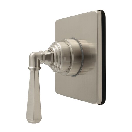 Kingston Brass Single-Handle Six-Way Diverter Valve with Square Trim Kit, Brushed Nickel KS4048HL