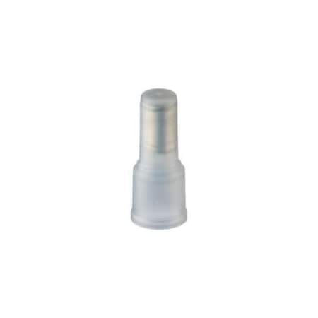 Panduit Crimp Wire Connector, 14 AWG Max, Clear, Nylon Insulation, 600 V, 100 PK JN218-216-CN