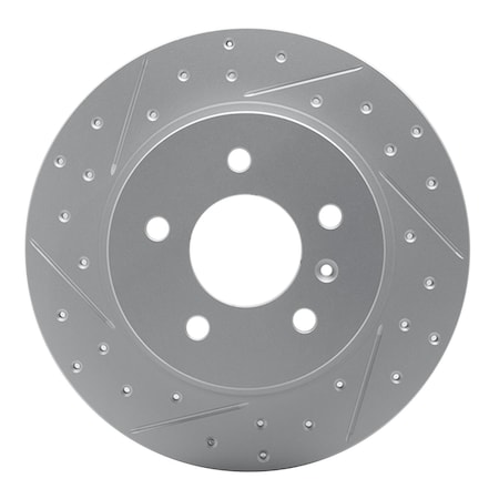 Dynamic Friction Co DFC Geoperformance Rotor - Drilled and Slotted 830-45013L