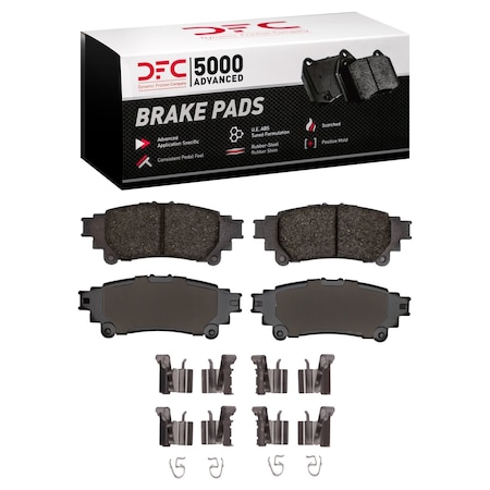 Dfc 5000 Advanced Disc Brake Pad Set, 1551-1391-01