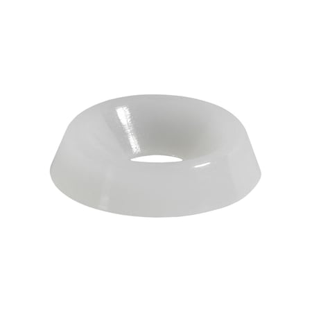 Auveco #8 Nylon Finishing Washer - Natural, 50PK 13718
