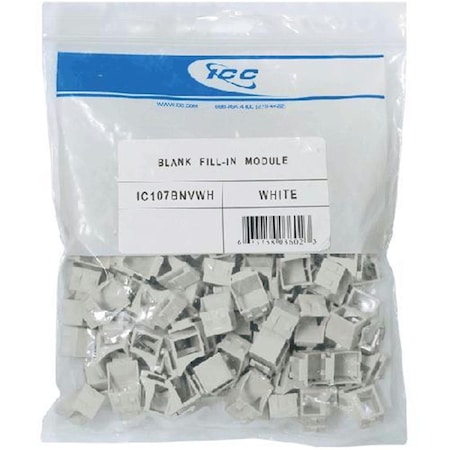 Icc Module Blank 100 Pk Wh, 100PK ICC-IC107BNVWH