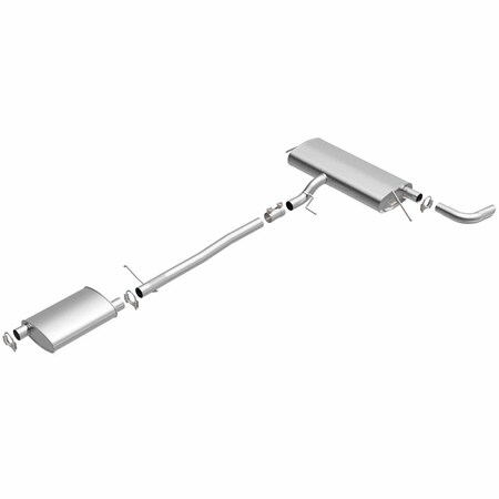 Bre Exhaust Exhaust System, Aluminized Steel; With Mufflers; 2-1/4 Inch Pipe Diameter; Single Exhaust 106-0020
