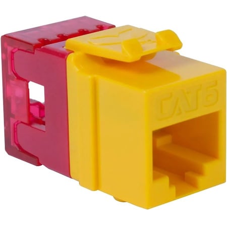 Icc MODULE, CAT 6, HD, 25PK, YELLOW IC107F6CYL