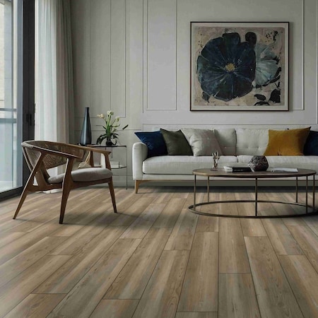 Ackland Parkland Aura Ash 7 in. x 48 in. 5MM 12MIL Waterproof Rigid Core Luxury Vinyl Plank Flooring, 550PK AKVRCAUAS7X48-5012-PL