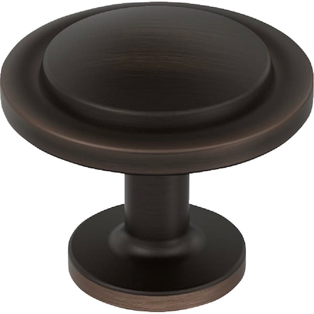 Amerock Loop 1.1875'' Dia. Round Oil Rubbed Bronze Knob BP37025ORB