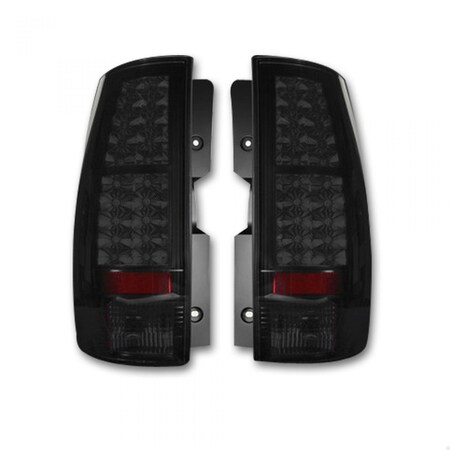 Recon 07-13 TAHOE/YUKON/SUBURBAN/DENALI LED TAILLIGHTS SMOKE LENS DRIVER/PAS 264174BK