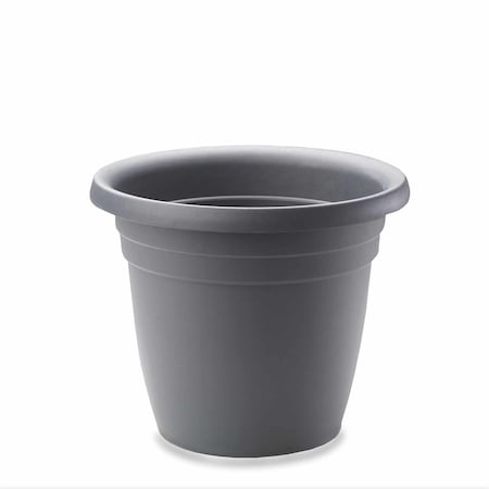 Crescent Garden Emma 25" Classic Round Plant Pot, Charcoal, 6PK AZ142593C