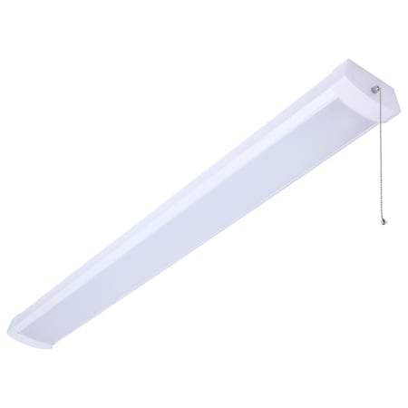 Nuvo LED 4 Foot Ceiling Wrap with Pull Chain, 39W, CCT Selectable, White Finish, 120 Volt 65/1213