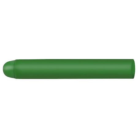 Markal Marking Crayon, 4-3/4 in L, Green, Wax 82239G
