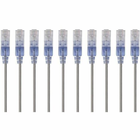 Monoprice SlimRun Cat6A Ethernet Patch Cable - Snagless RJ45_ UTP_ Pure Bare Cop 29439