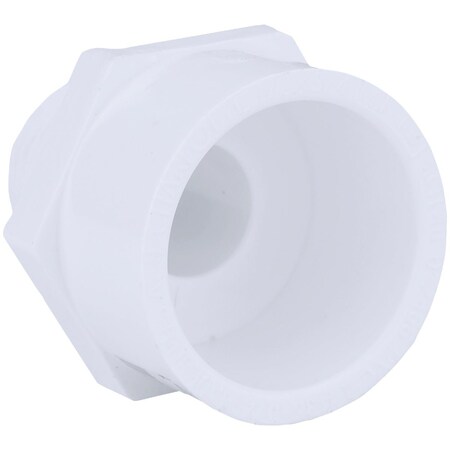Charlotte Pipe And Foundry 1-1/2'' x 1-1/4'' Schedule 40 Male PVC Adapter PVC 02110 1200HA