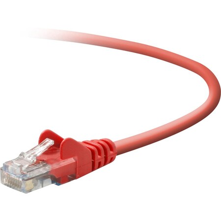 Belkin Crossover Cable - Rj-45 (M) - Rj-45 (M) - 3 Ft - Utp ( Cat 5E ) A3X126-03-RED-S