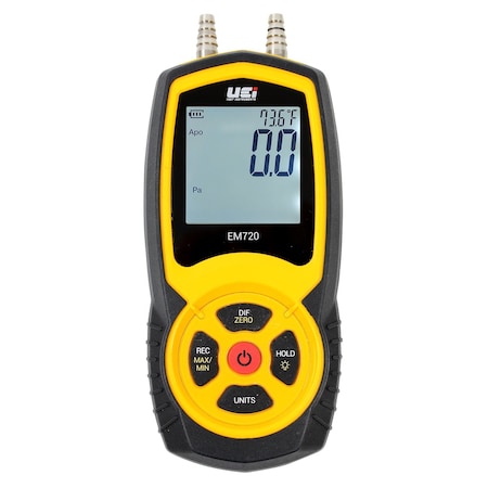 Uei Test Instruments Hi-Res Differential Manometer EM720