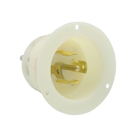 Leviton Industrial Grade Flanged Inlet 30 Amp, 347/600 Volt 3PY 2835